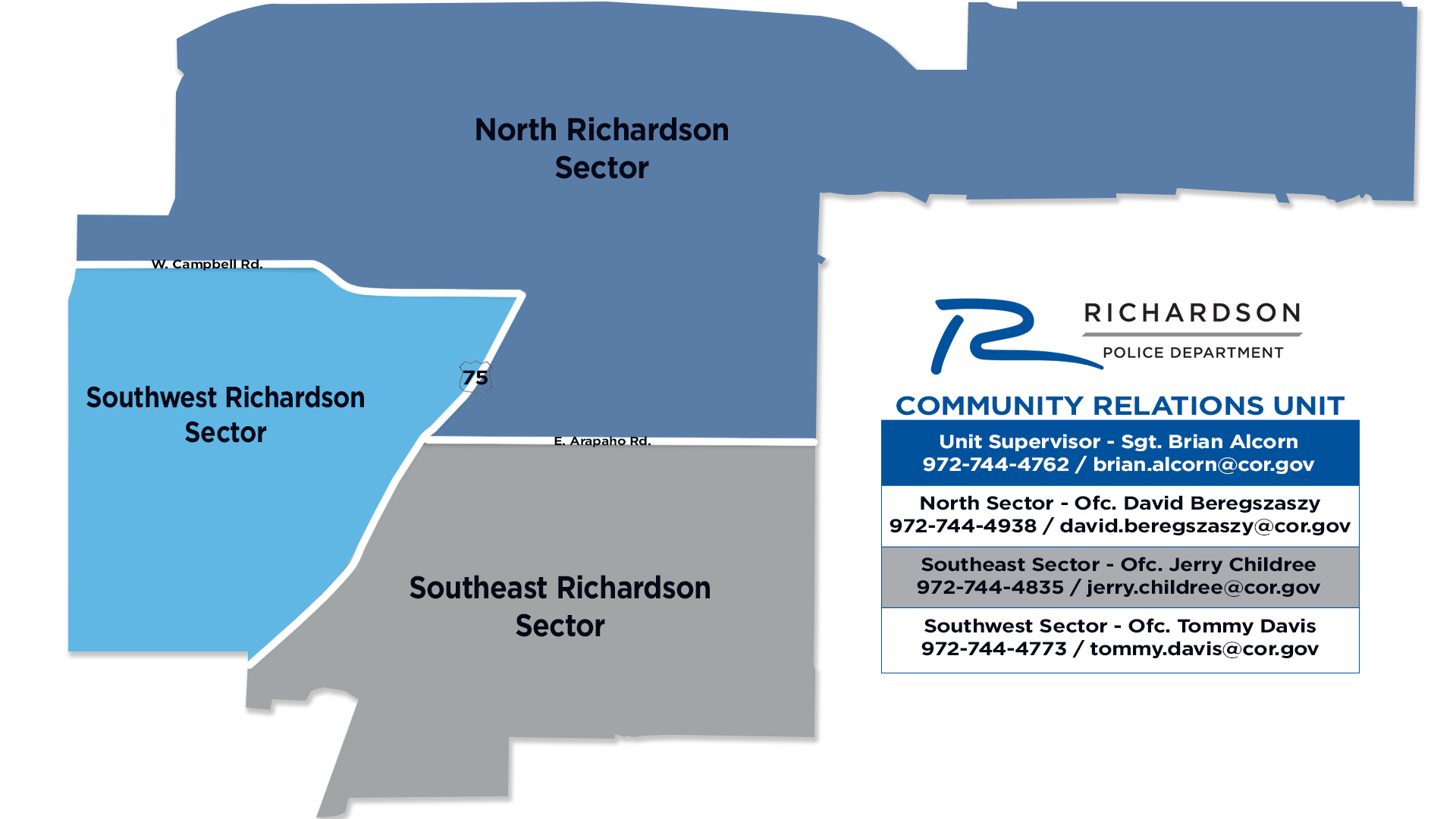 CRU Assignment Map